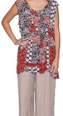 Beautiful rust color cotton top