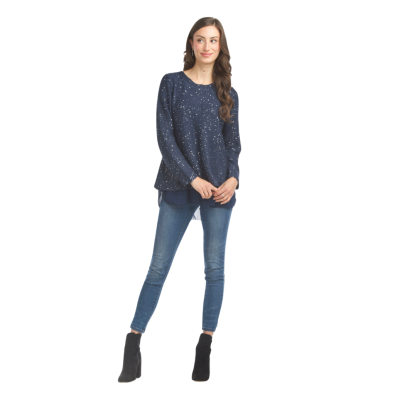 Navy sparkle sweater