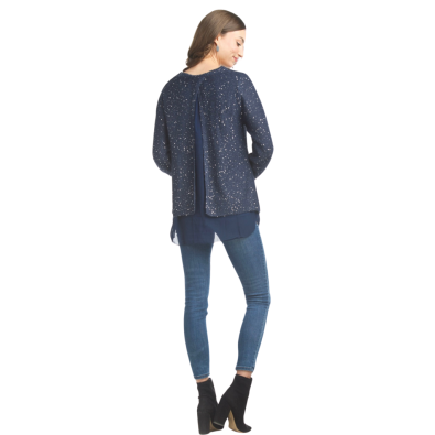 Navy sparkle sweater