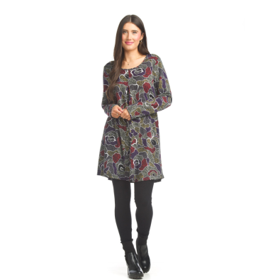 Trendy sweater dress with sleeves