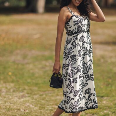 Floral Printed Sleeveless dress